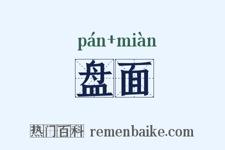 盘面是什么意思的图片